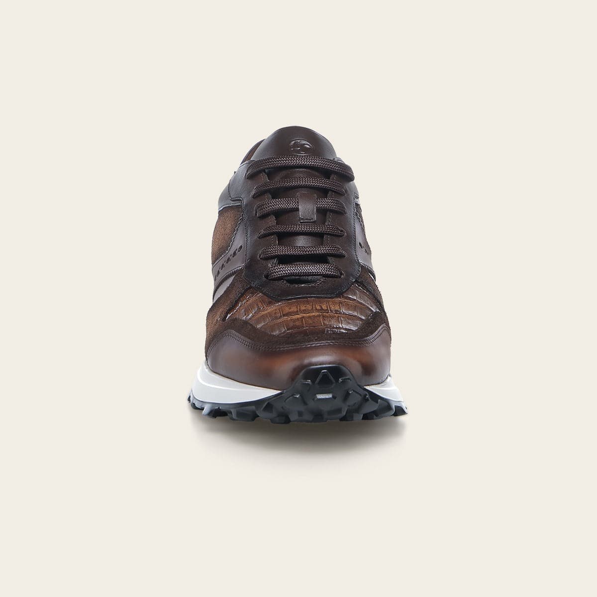 Sneakers Franco Cuadra Caiman Lace Up Cognac