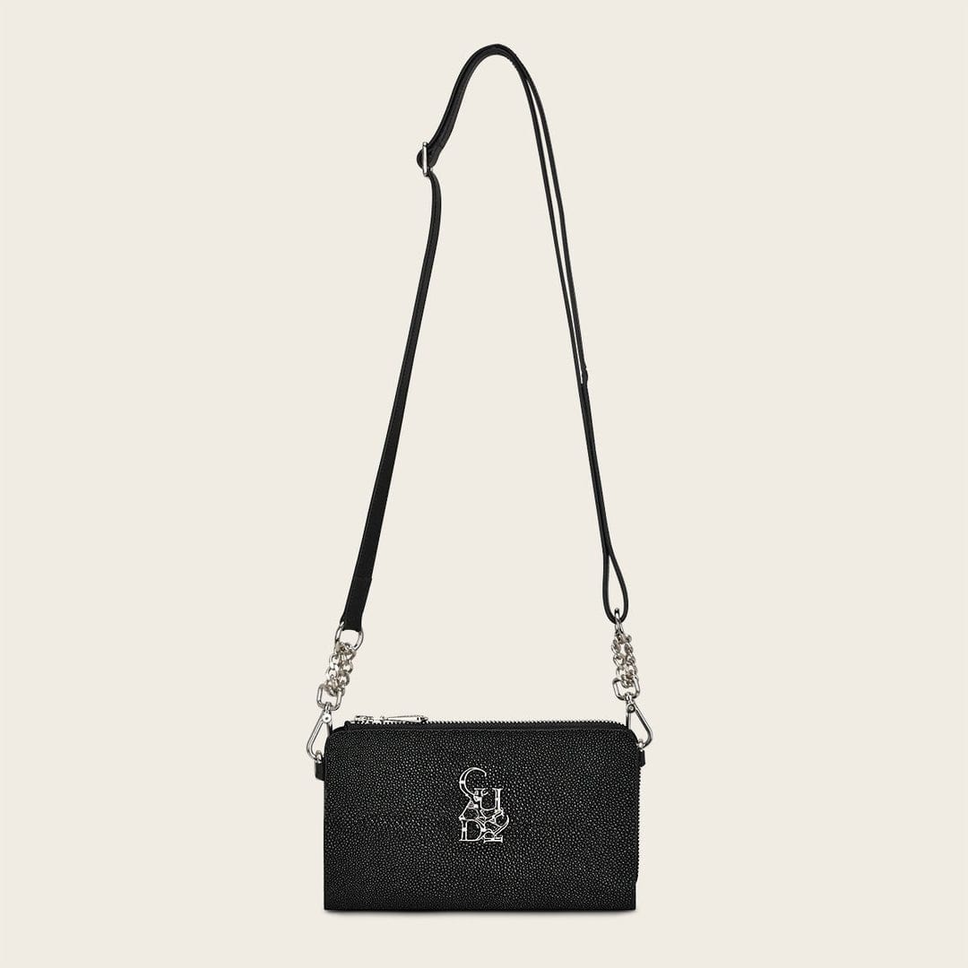 Cartera Cuadra Perla Negra