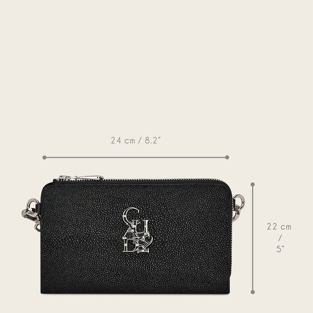 Cartera Cuadra Perla Negra