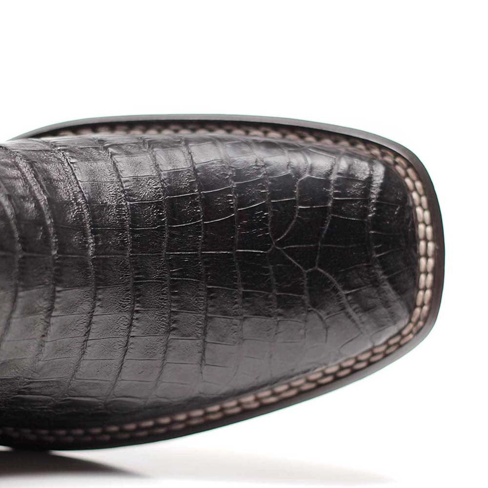 botas cuadra piel de cocodrilo