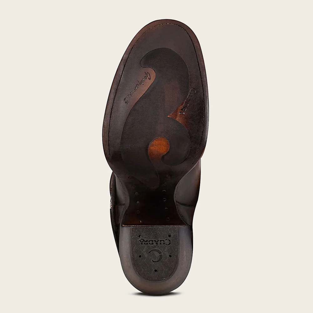 botas cuadra suela de vaqueta