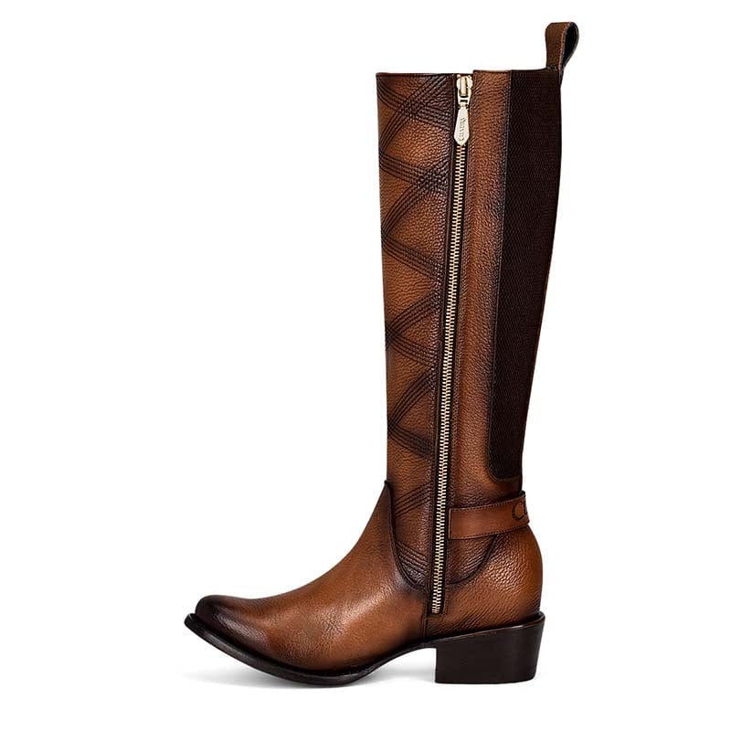 botas cuadra con cierre