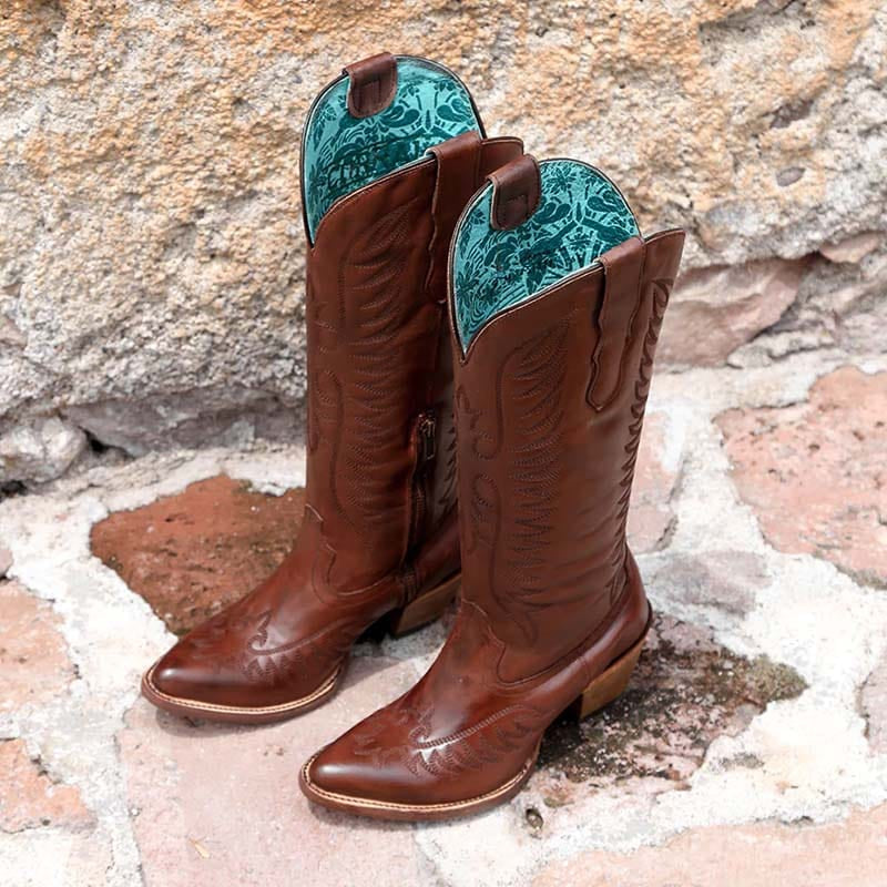 Bota Vaquera Corral Horizonte Salvaje Cafe