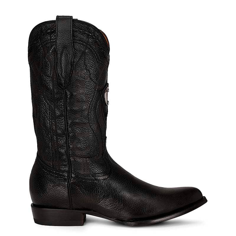 Bota Vaquera Cuadra Roma Negro