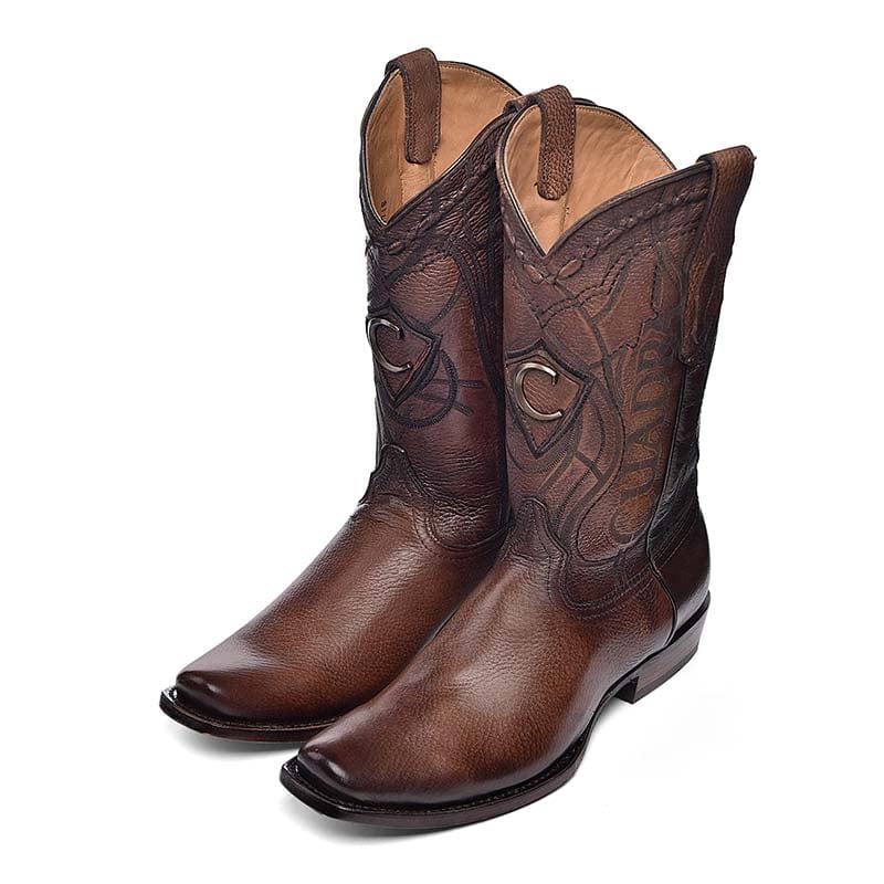 botas vaqueras cuadra para hombre