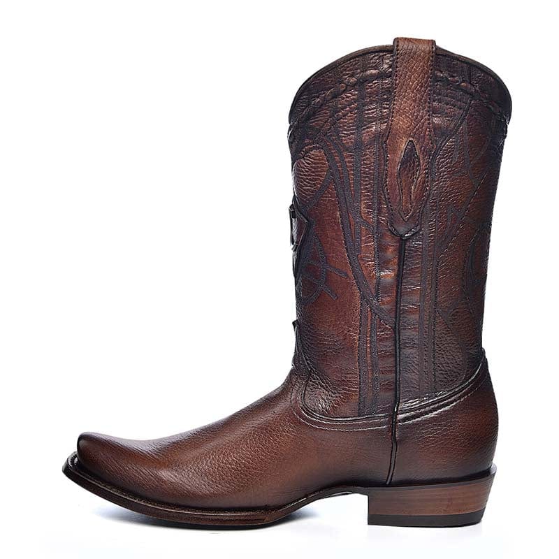 bota vaquera cuadra para hombre