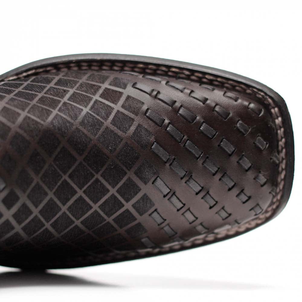 botas cuadra de punta cuadrada