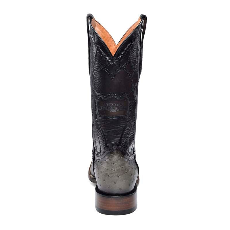 botas cuadra piel de avestruz