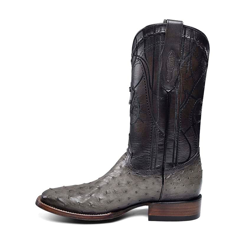 botas vaqueras piel de avestruz