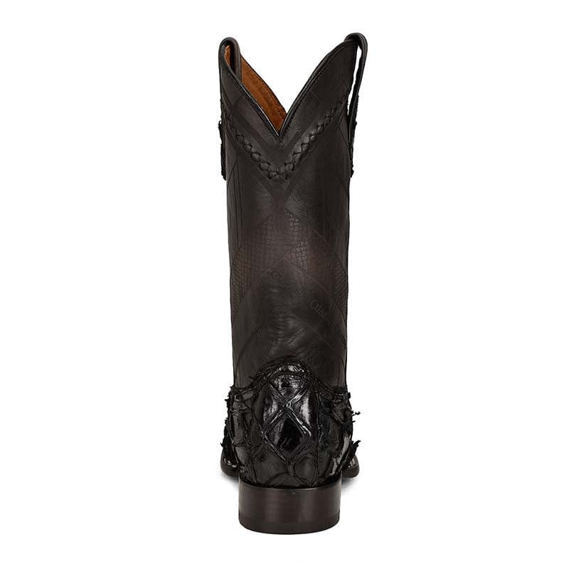 botas vaqueras de piel
