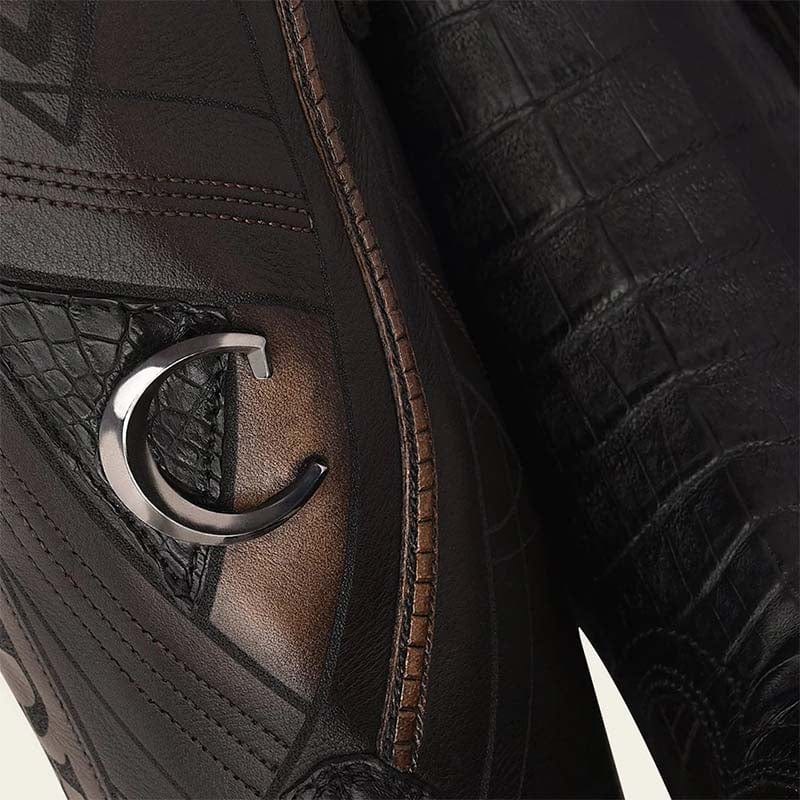 Bota Vaquera Cuadra Dinastia Sinaloense Negro