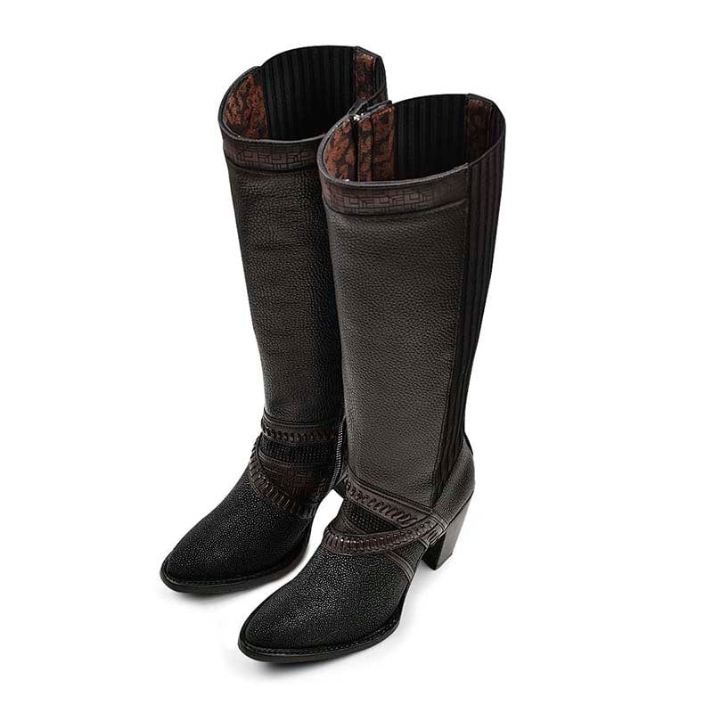 botas cuadra para mujer