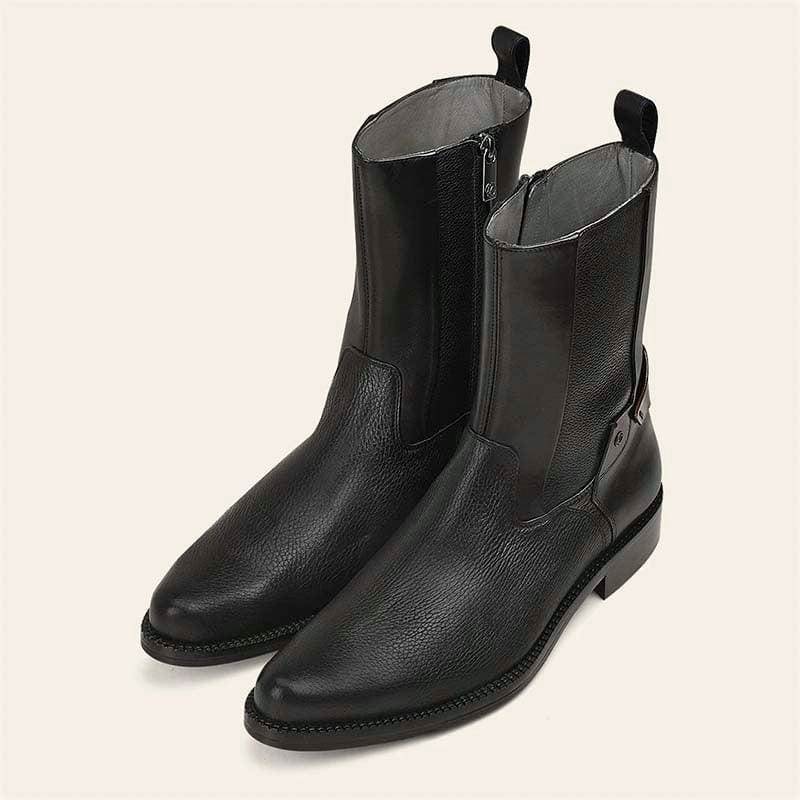 Botin Franco Cuadra Dubai Negro