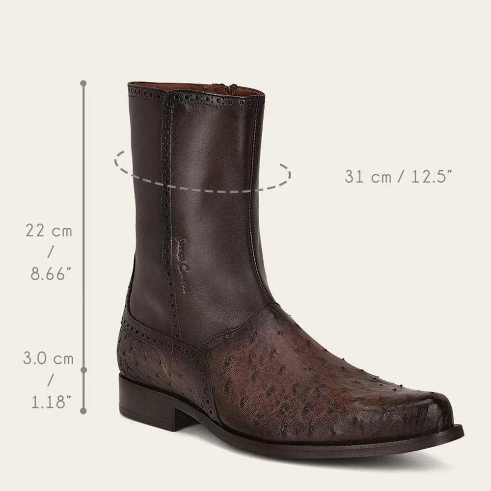 medidas de botines cuadra