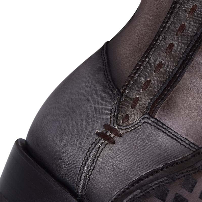 botas cuadra sombreadas a mano
