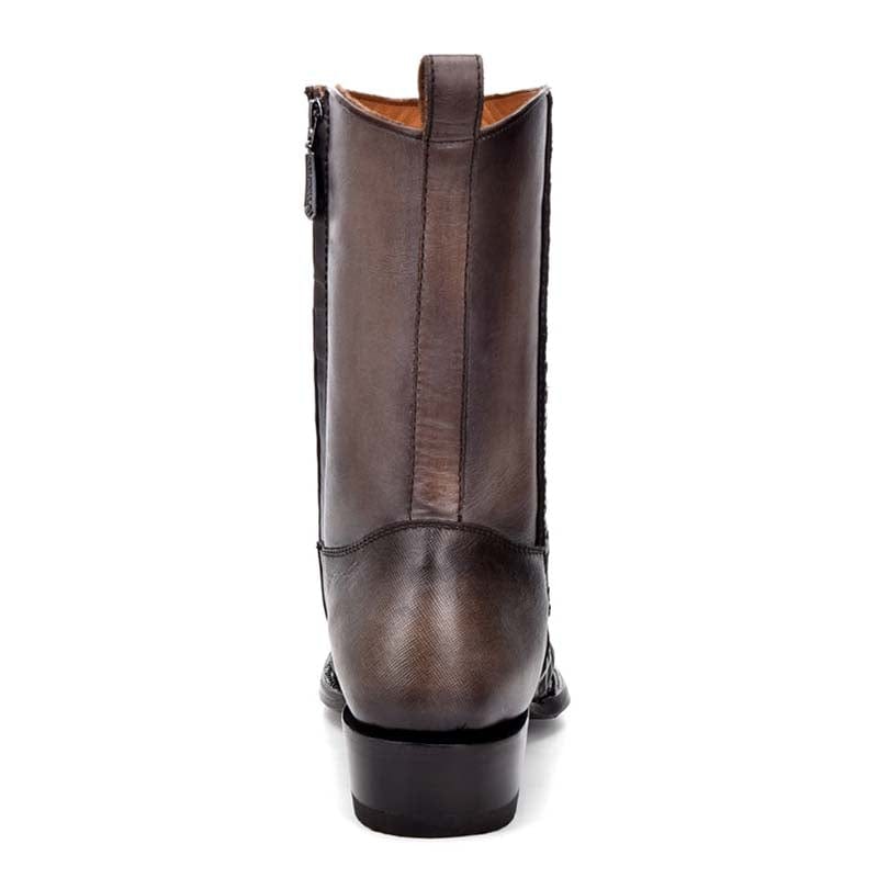 botas cuadra de piel