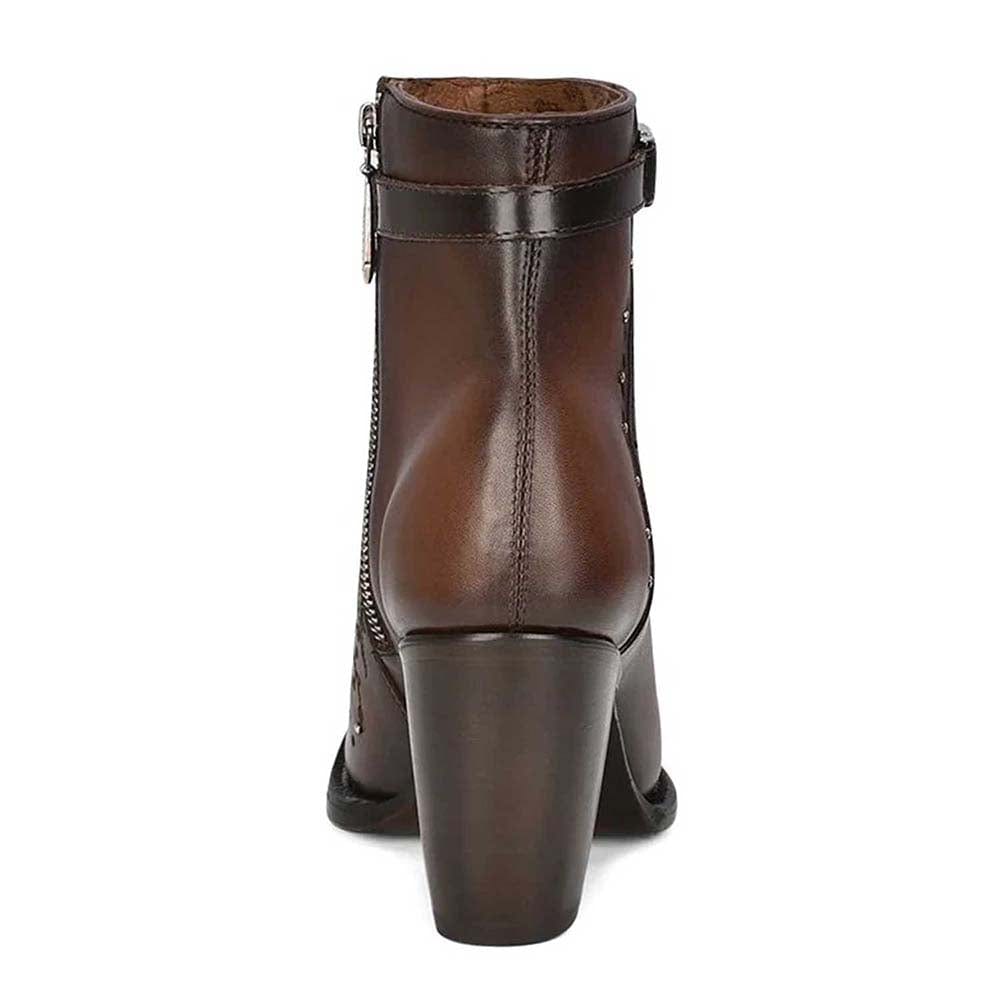 botines cuadra cuero de vacuno