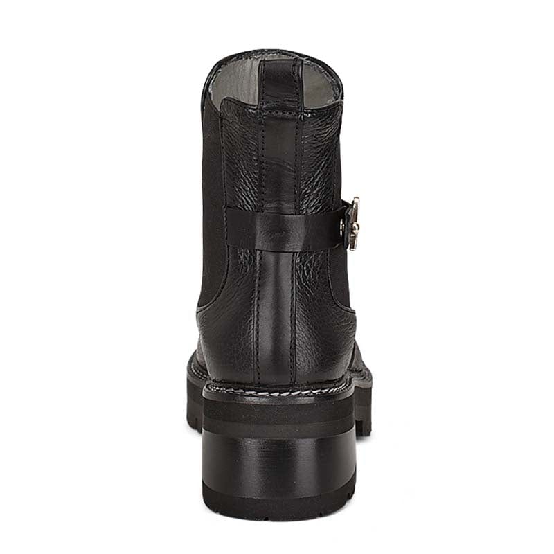 botines de piel para dama