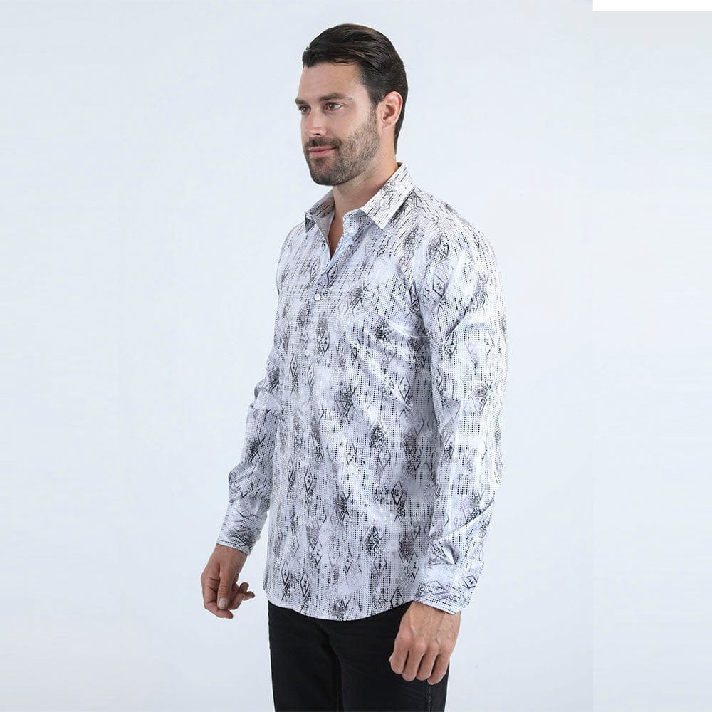 camisa platini blanca lateral