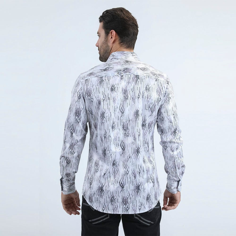 camisa platini blanca espalda