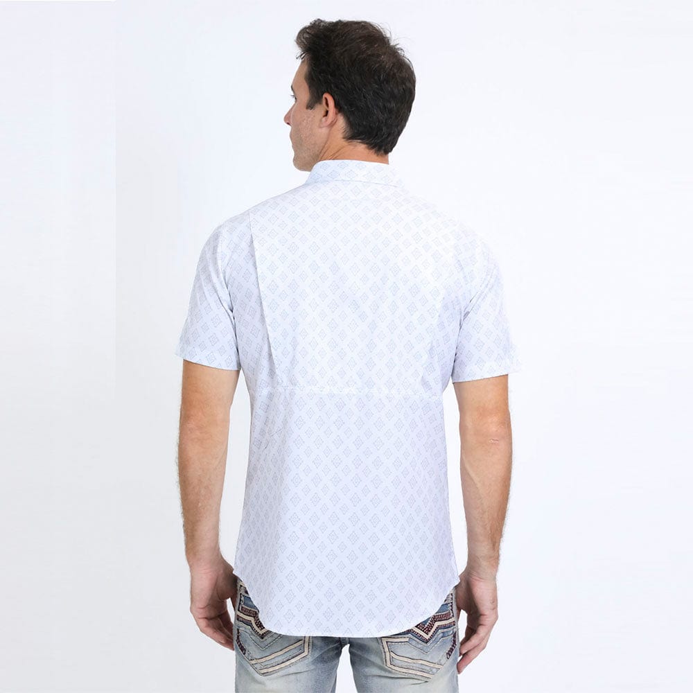 camisa platini western bl espalda
