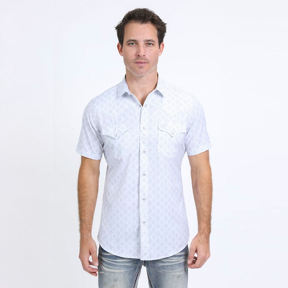 camisa platini western bl frente