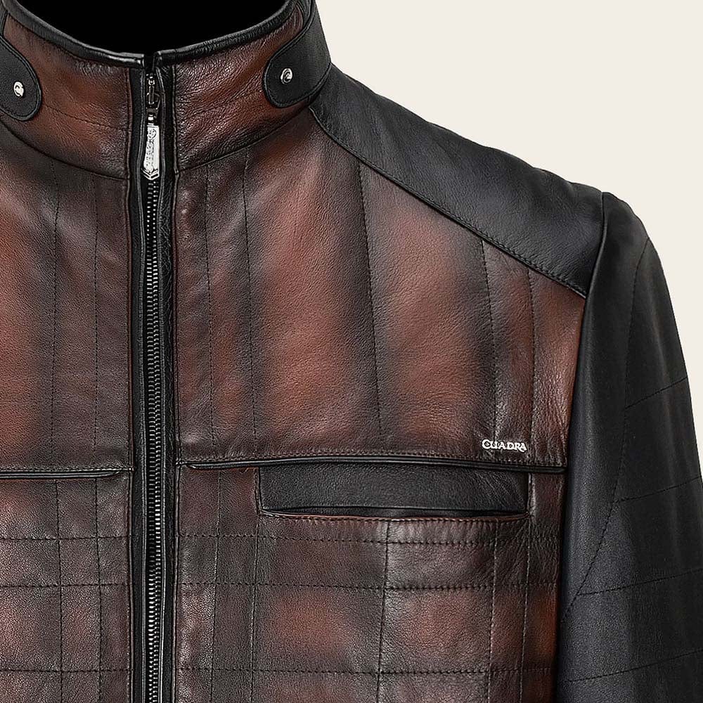 chamarra cuadra para hombre