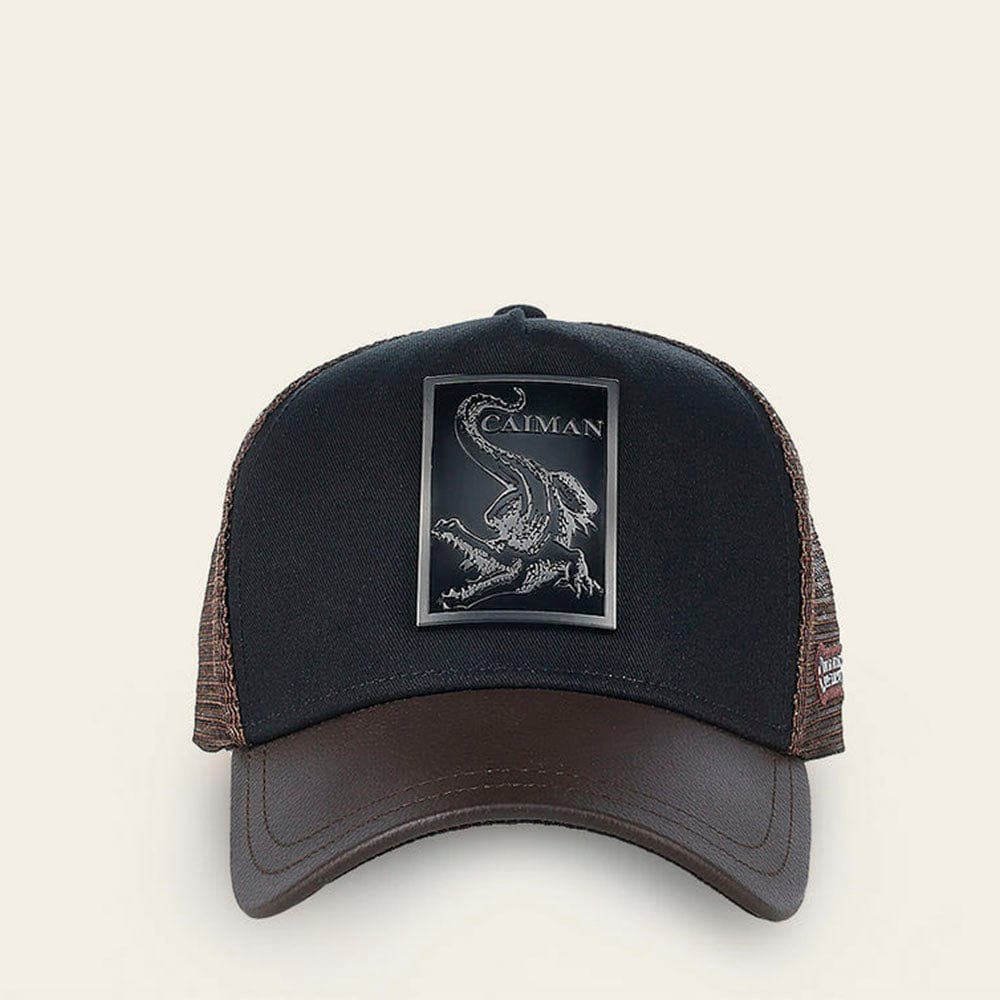 gorra parche caiman metalico frente