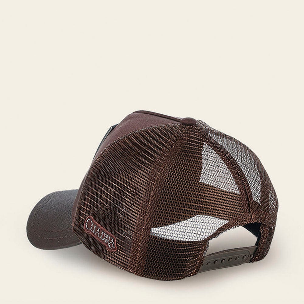 gorra cuadra ciervo metalico trasero