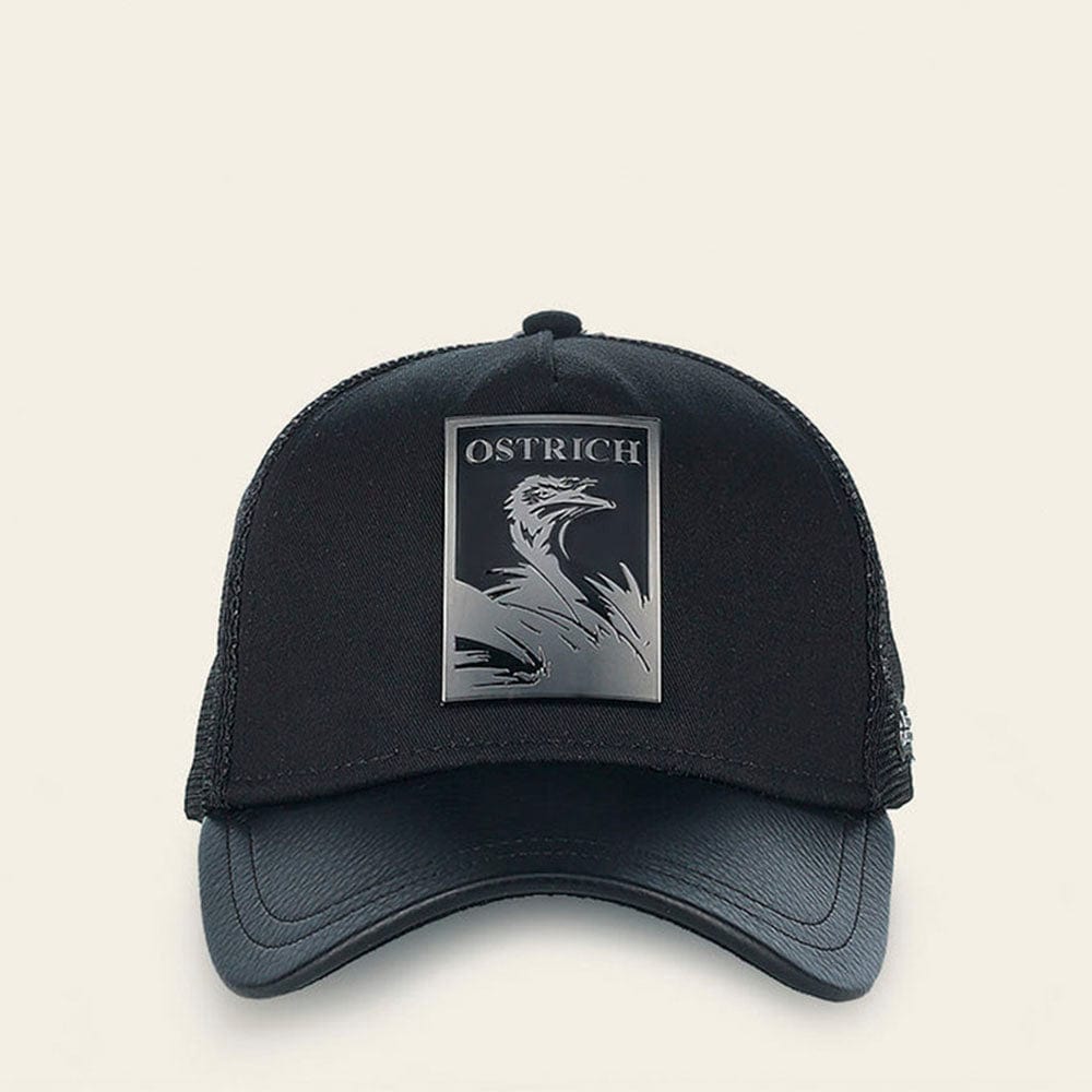 gorra cuadra avestruz metalico frente