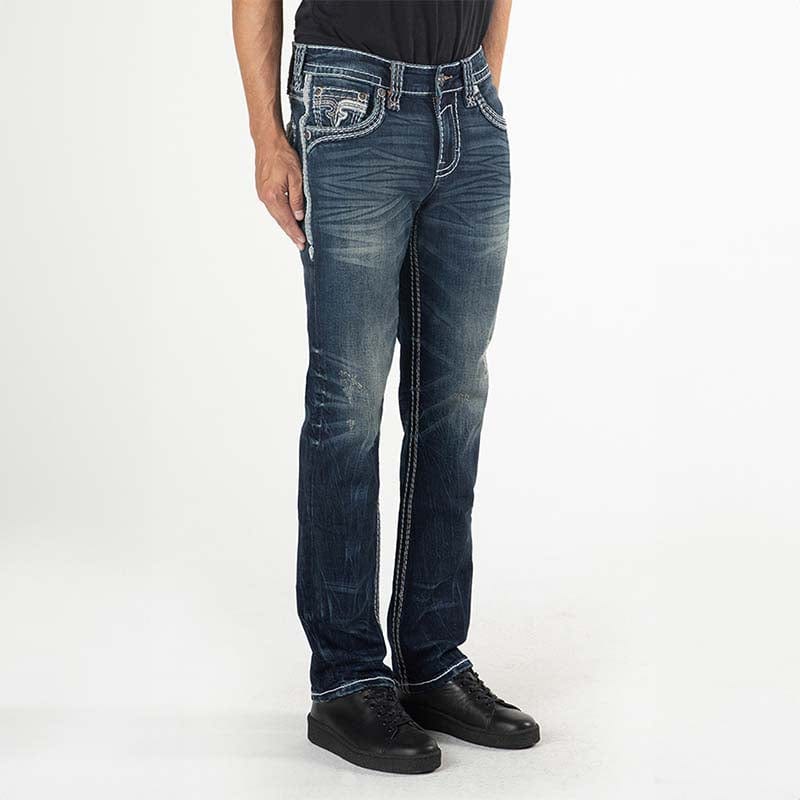 pantalones rock revival para hombre