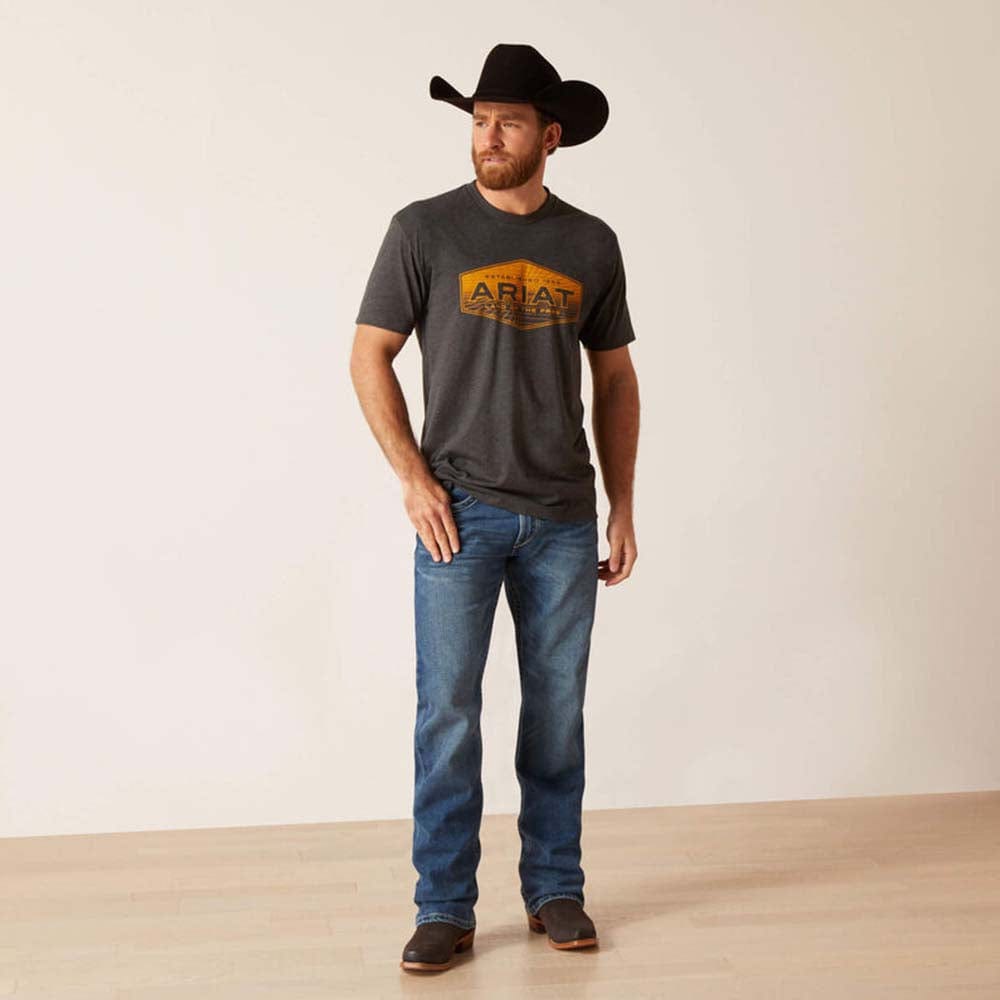 playera gris para hombre