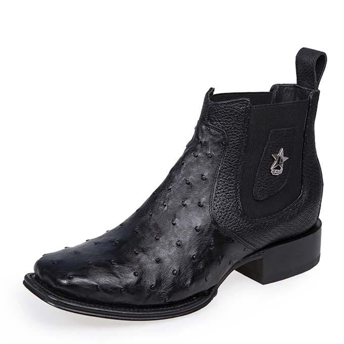 botin vaquero chicago negro