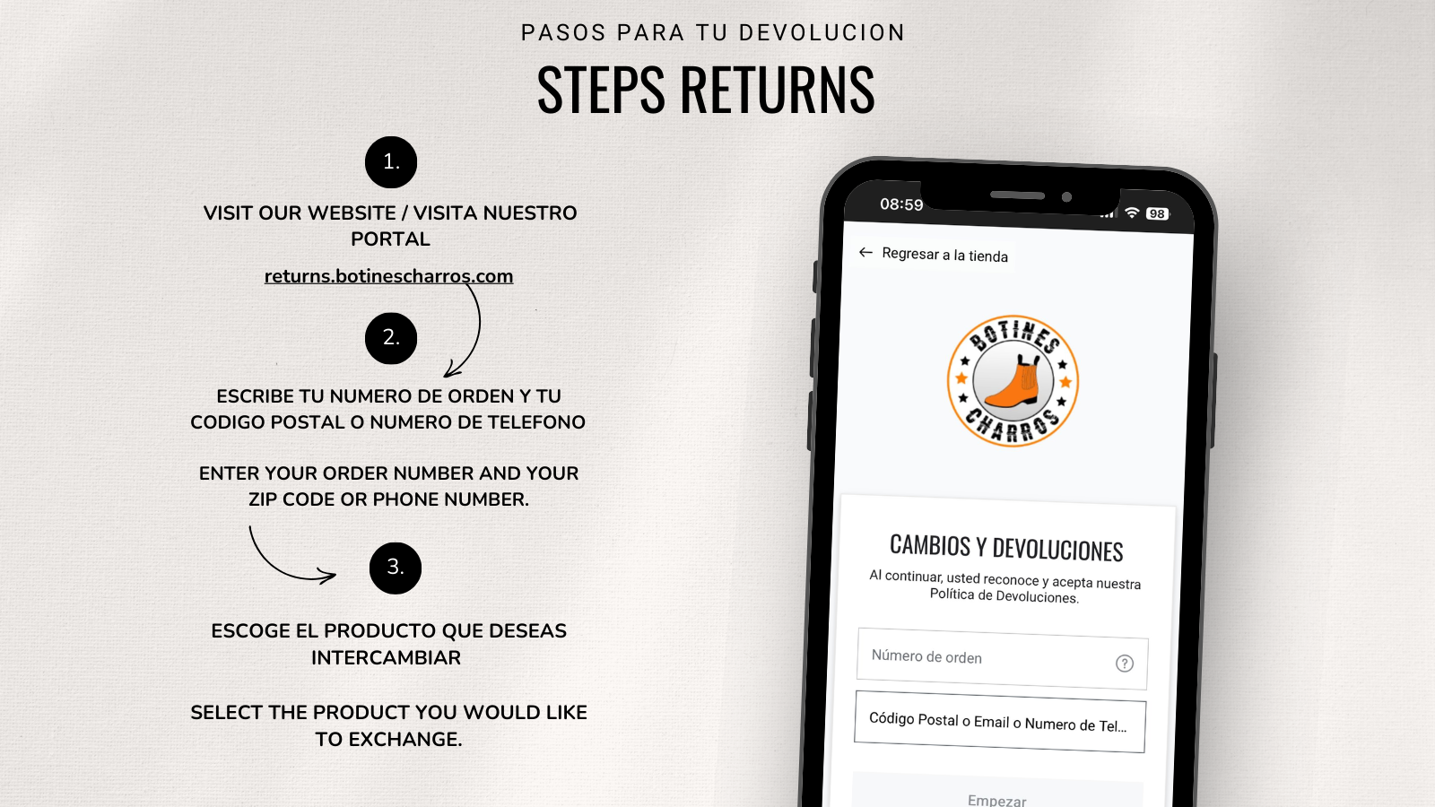 Cómo devolver tu producto