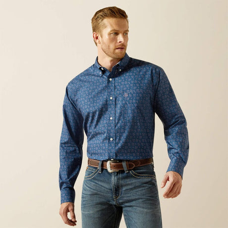 camisa ariat hombre frente