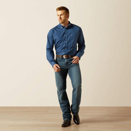 camisa ariat hombre cuerpo completo