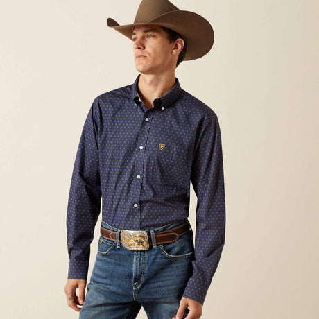 camisa ariat hombre frente