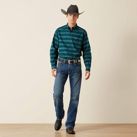 camisa ariat hombre cuerpo completo
