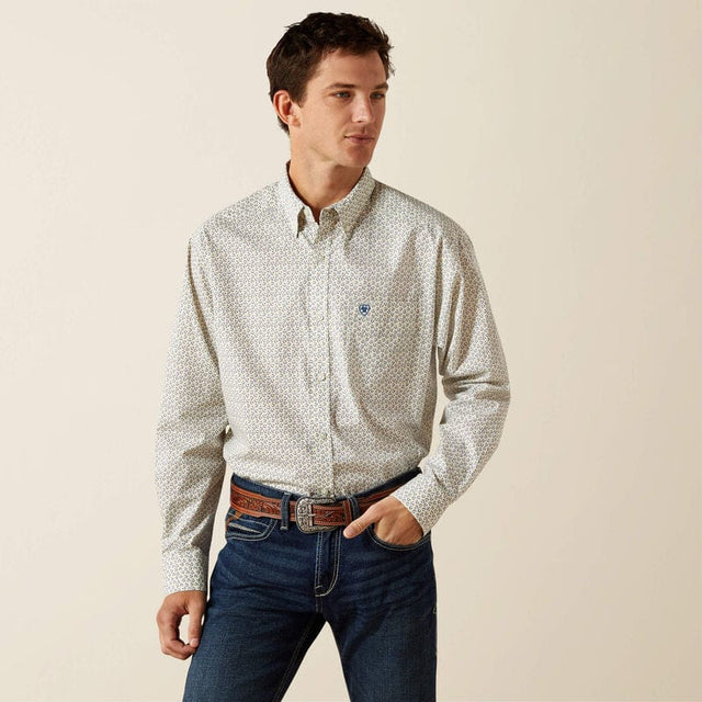 camisa ariat hombre frente