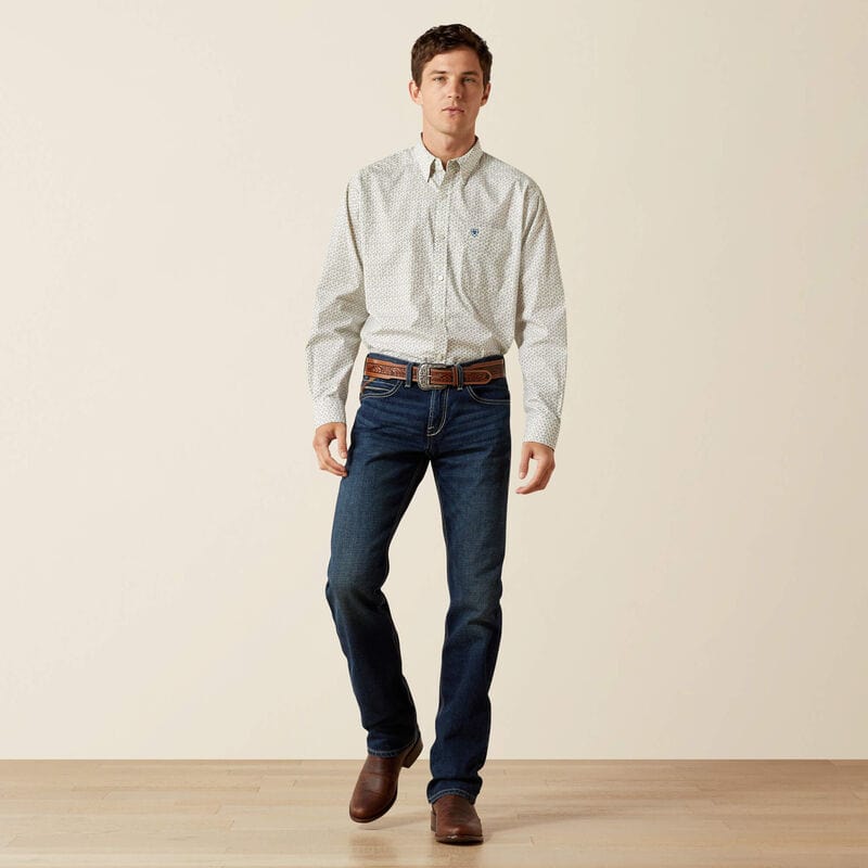 camisa ariat hombre cuerpo completo