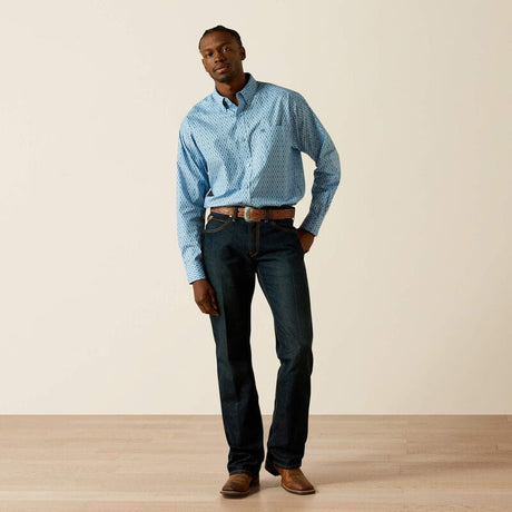 camisa ariat hombre cuerpo completo