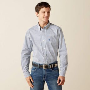 camisa ariat hombre frente