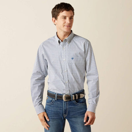 camisa ariat hombre frente