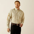 camisa ariat hombre frente
