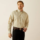 camisa ariat hombre frente
