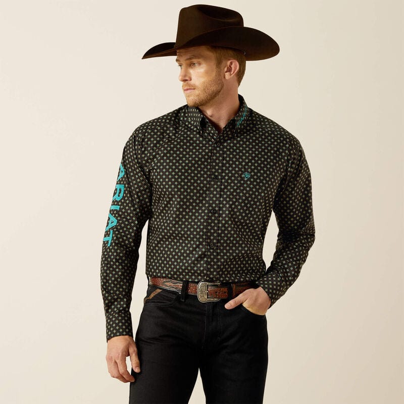 camisa ariat hombre frente