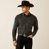 camisa ariat hombre frente