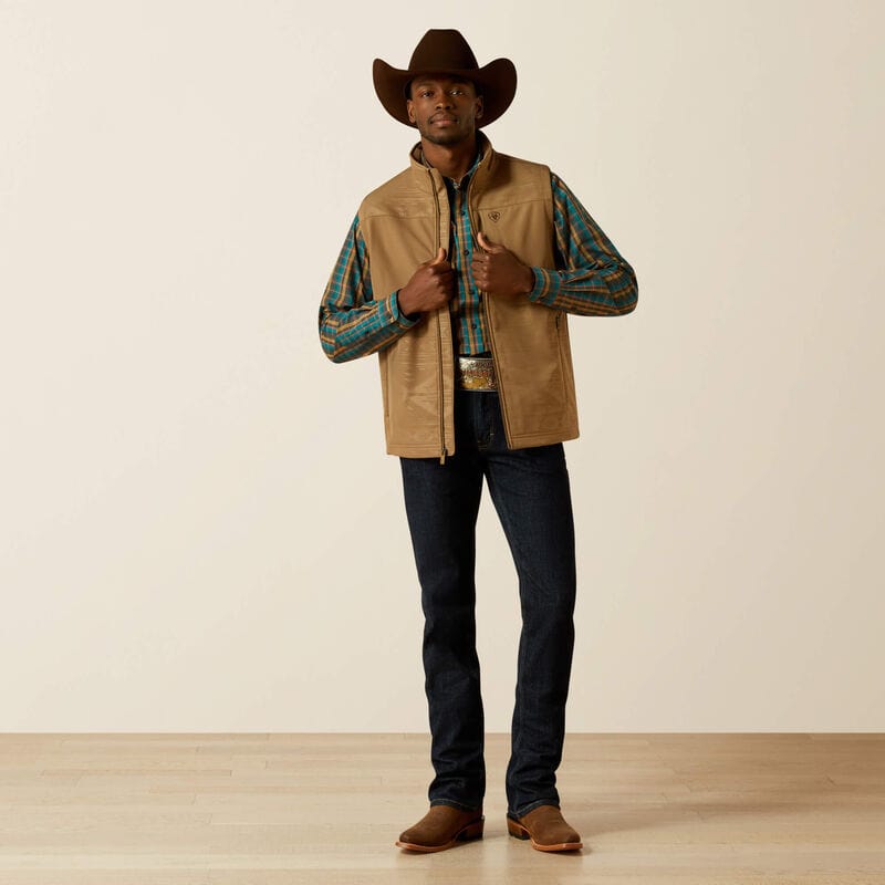 chaleco ariat hombre cuerpo completo