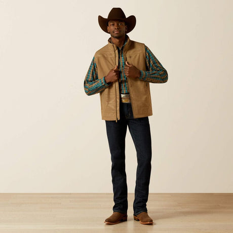 chaleco ariat hombre cuerpo completo