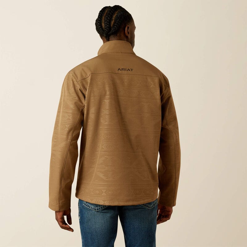 chamarra ariat hombre espalda